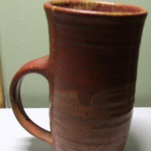 COPY - Vintage Bennington Brown Drip Glaze Mug 4” Great Patina signed 16 oz Each